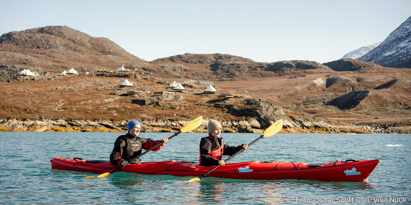 Kajak nær Nuuk