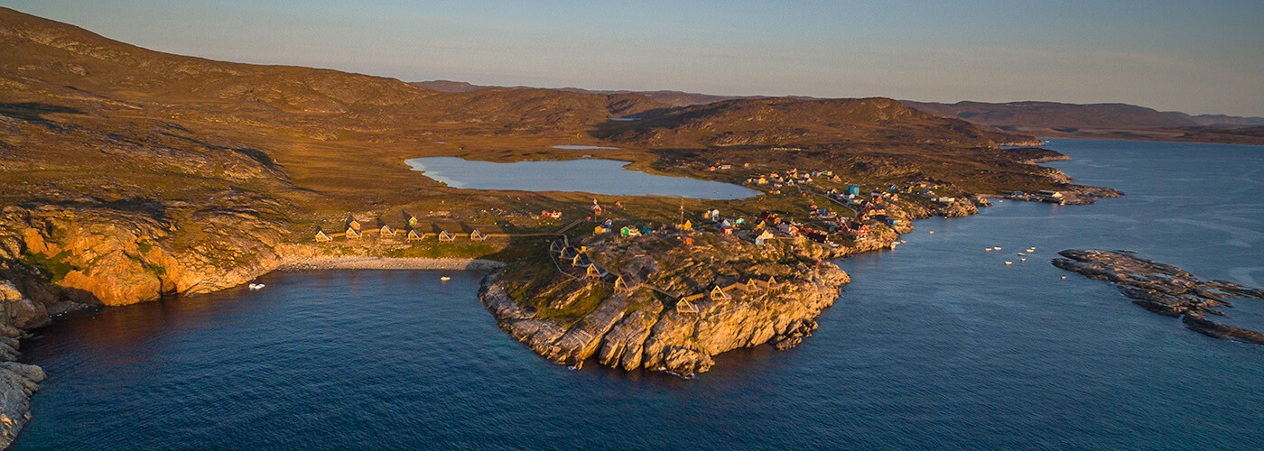 Ilimanaq i solnedgang