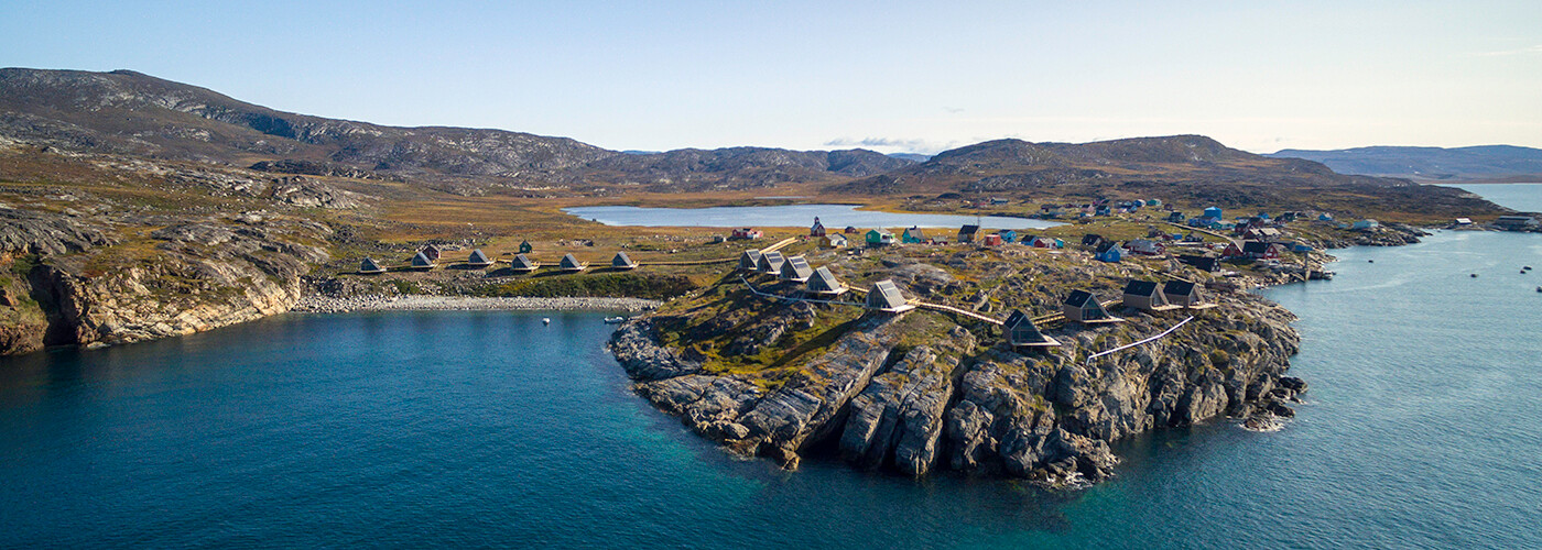 Ilimanaq Lodge med havudsigt