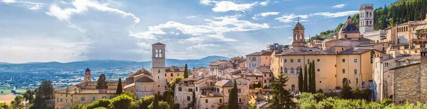 Malerisk by i Italien