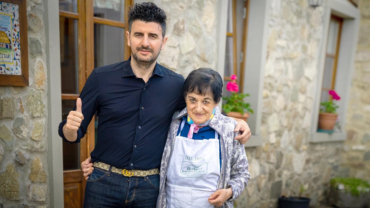 Andrea og Mamma Gemma