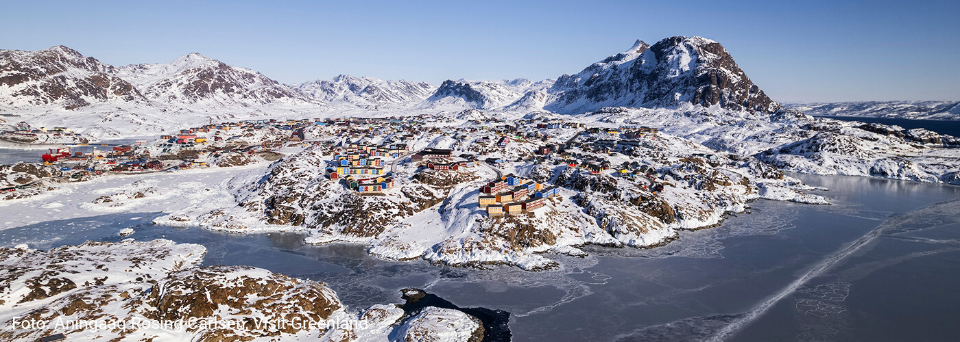 Sisimiut i vintersne