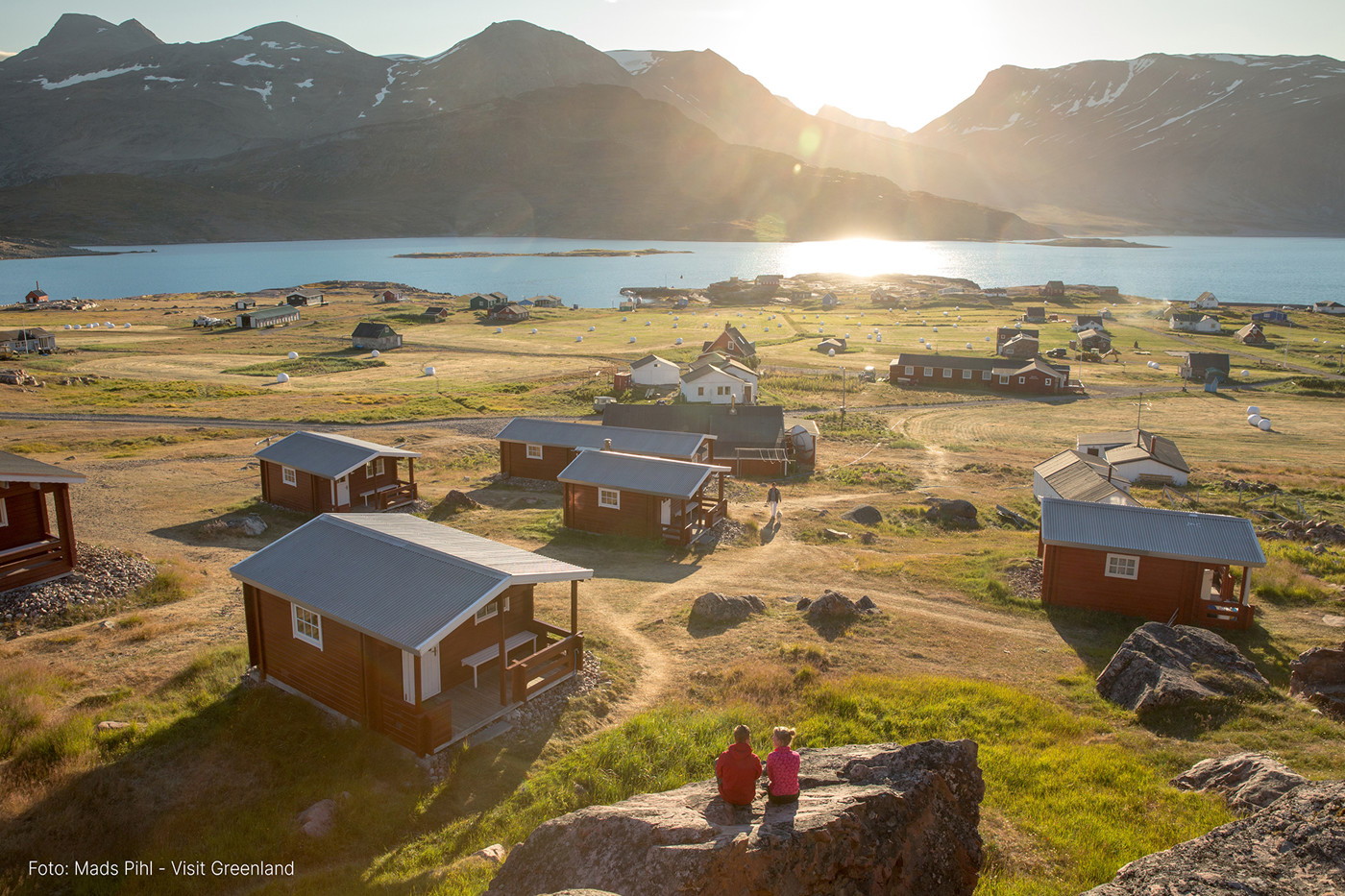 Igaliku bygdehotel i Sydgrønland