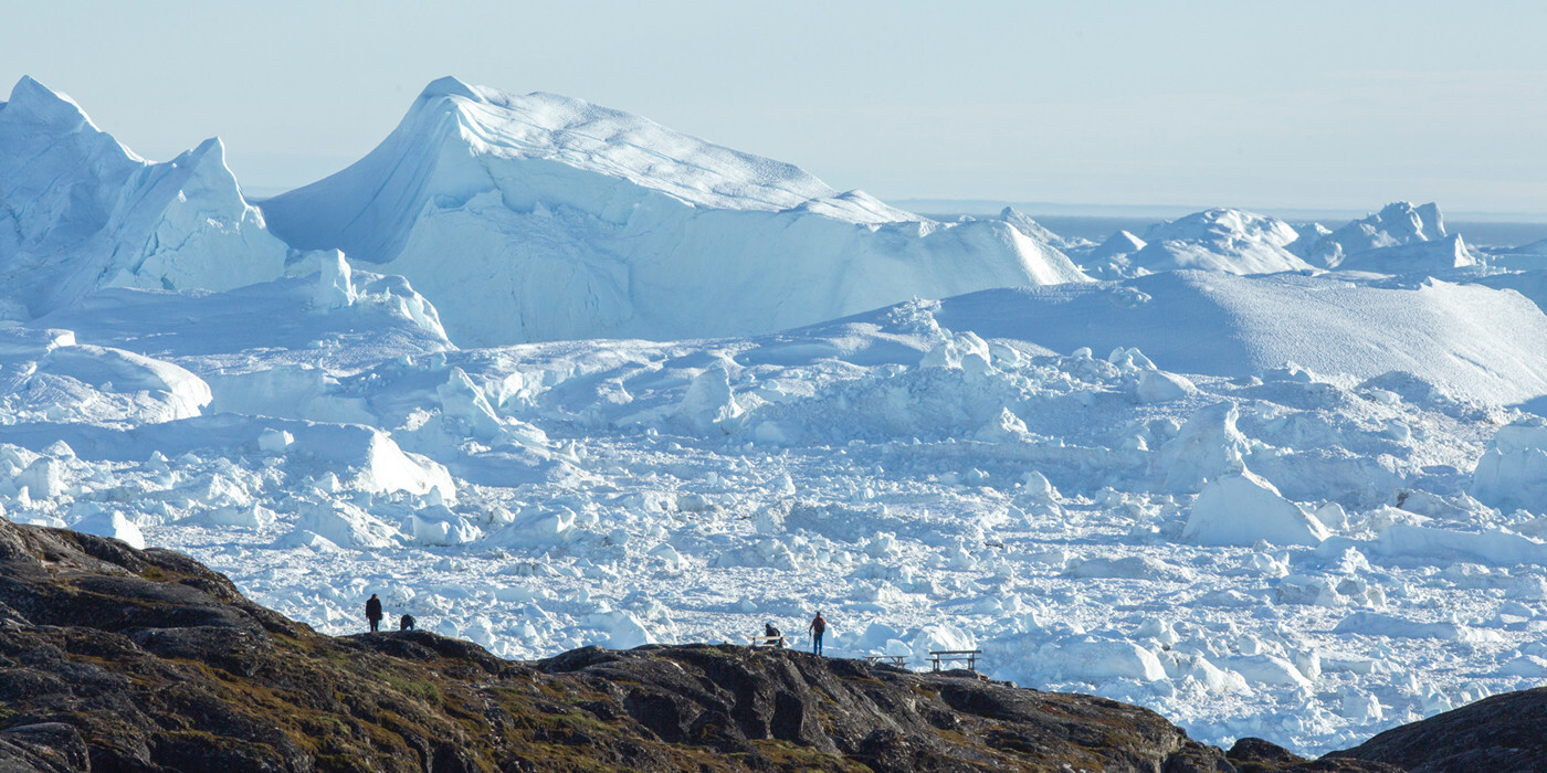 Vandring ved isfjorden
