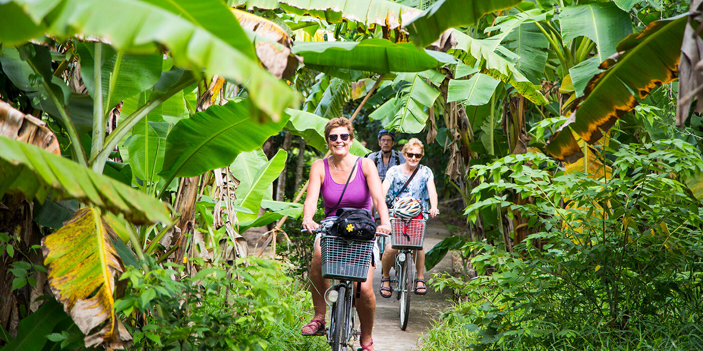 Cykeltur i Mekong