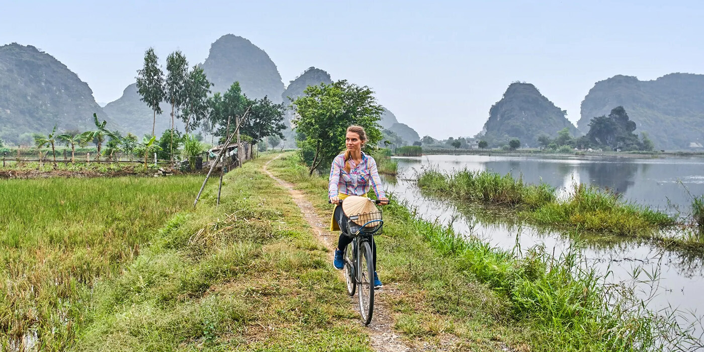 Cykling ved Ninh Binh