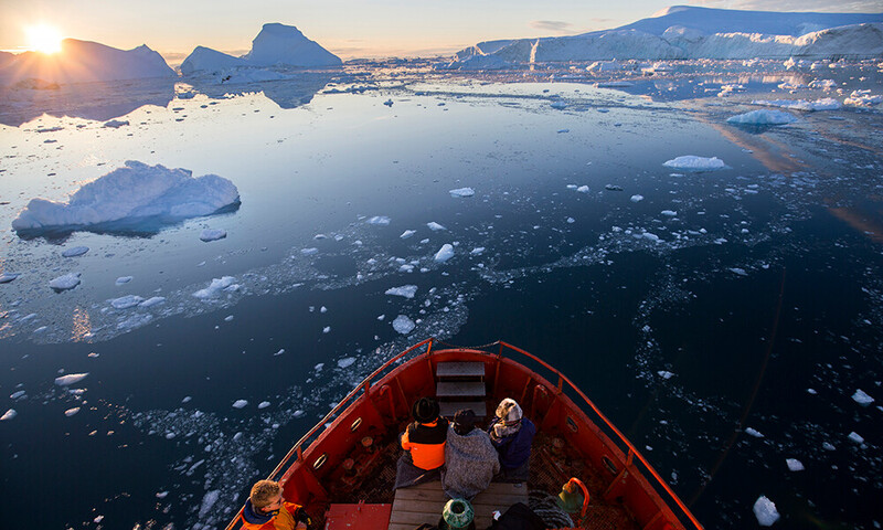 Isfjordssejlads i Diskobugten