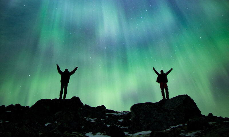 Nordlys og mennesker