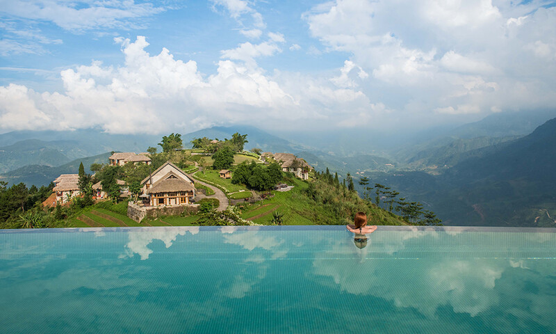 Topas Ecolodge pool view