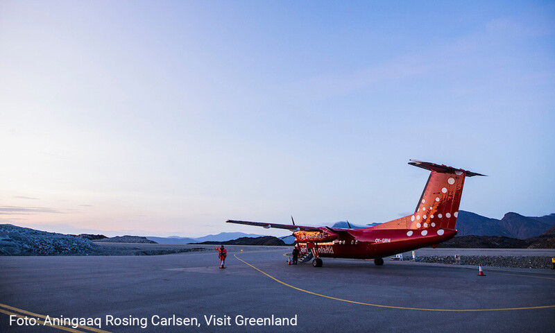 Air Greenland fly. Foto af Aningaaq R. Carlsen, Visit Greenland