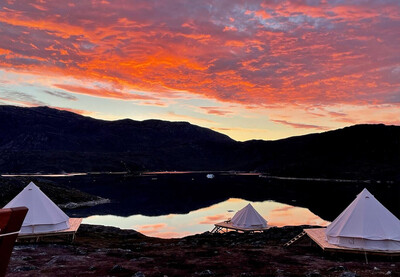 Glamping, Isbjerge og Gletsjere i Nuuk og Ilulissat