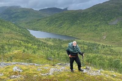 Daniel på Senja i Norge