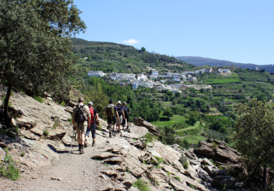 Gode vandrestier forbinder landsbyerne i 'Taha de Pitres', Alpujarra