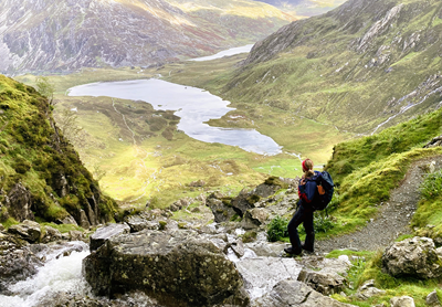 Skøn udsigt på vandring i Snowdonia