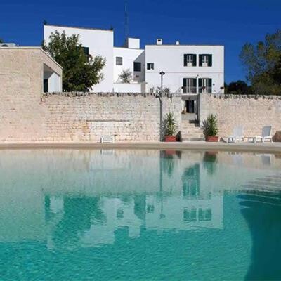 Pool ved Masseria Torricella