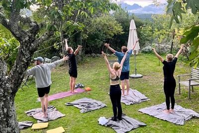 Yoga på Korsika