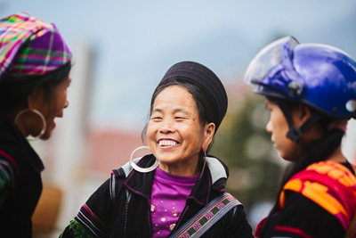 Lokalbefolkning i Sapa, Vietnam