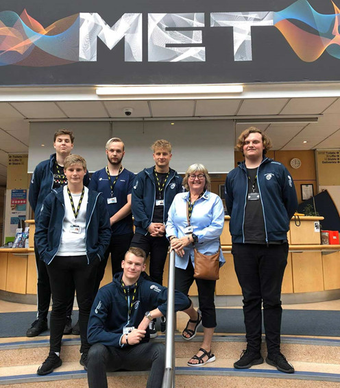 Elever på Greater Brighton Metropolitan College