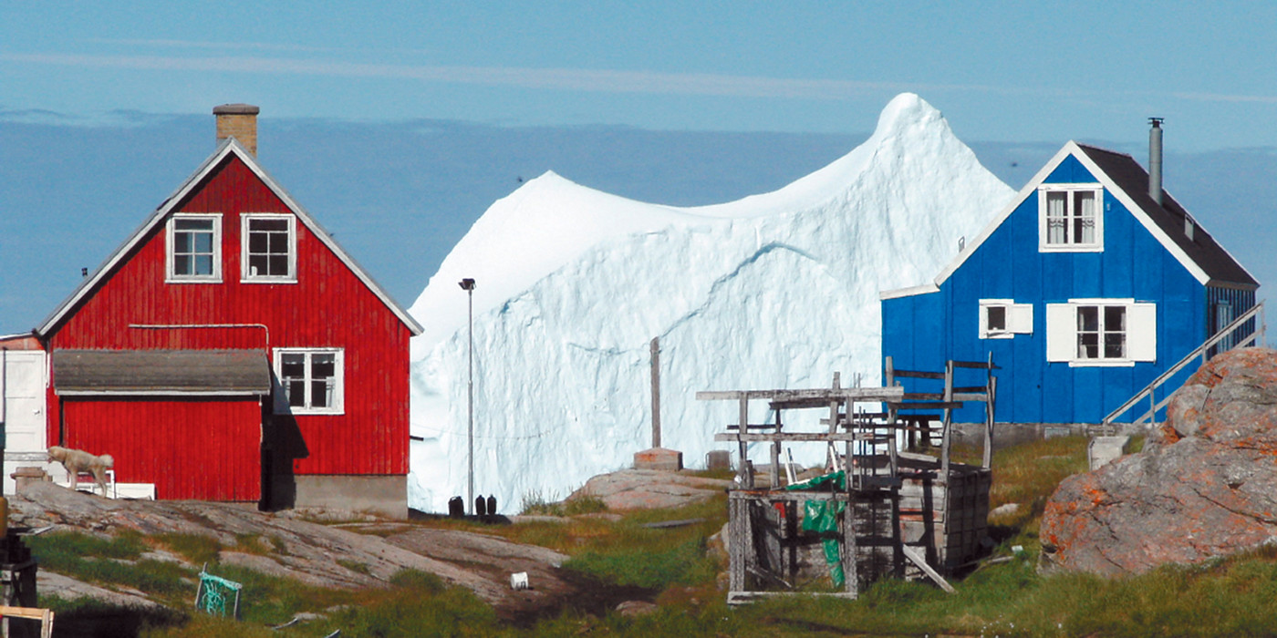 Farverige huse