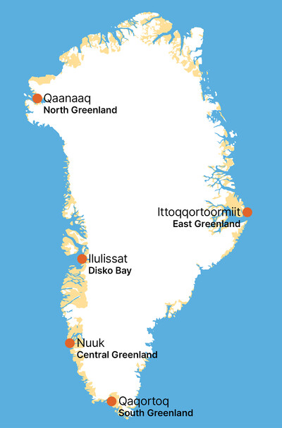 Greenland Map