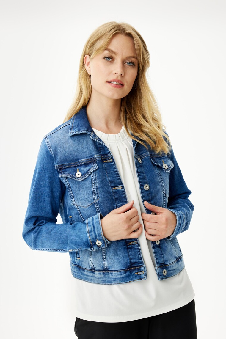 ◆IN SILENCE◆ TYPE2 DENIM JACKET BLUE IM2E2JK35BL Benetton_22AI_22A2FSIC2052I_90