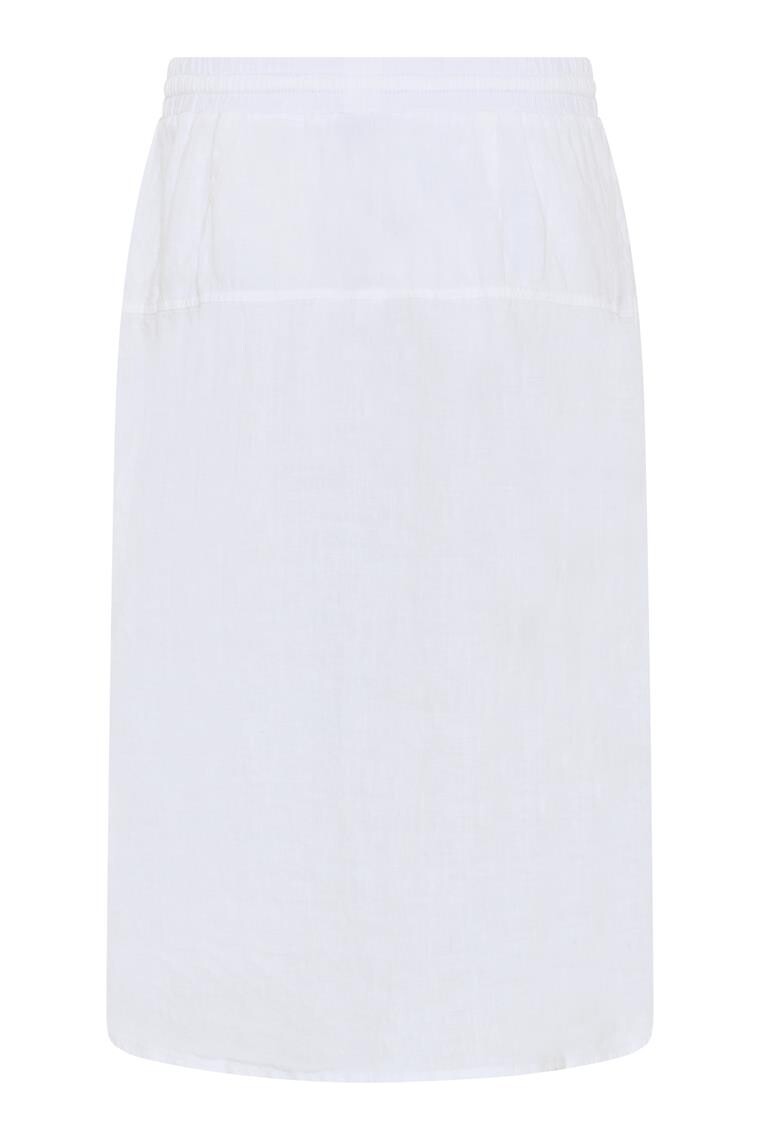 スカート 120% Lino White Cotton Skirt 120% Lino White Cotton Skirt In Multi | ModeSens