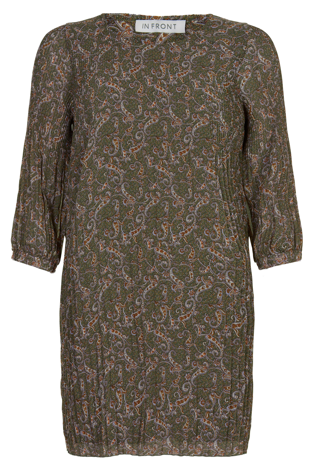 IN FRONT SANDY TUNIC 14554 680 (Olive, S)