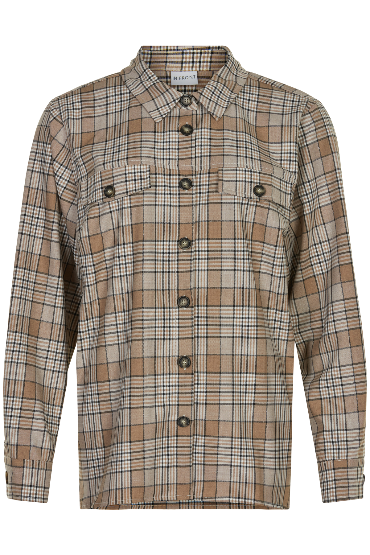 Front Fie Shirt 14615 825 Camel