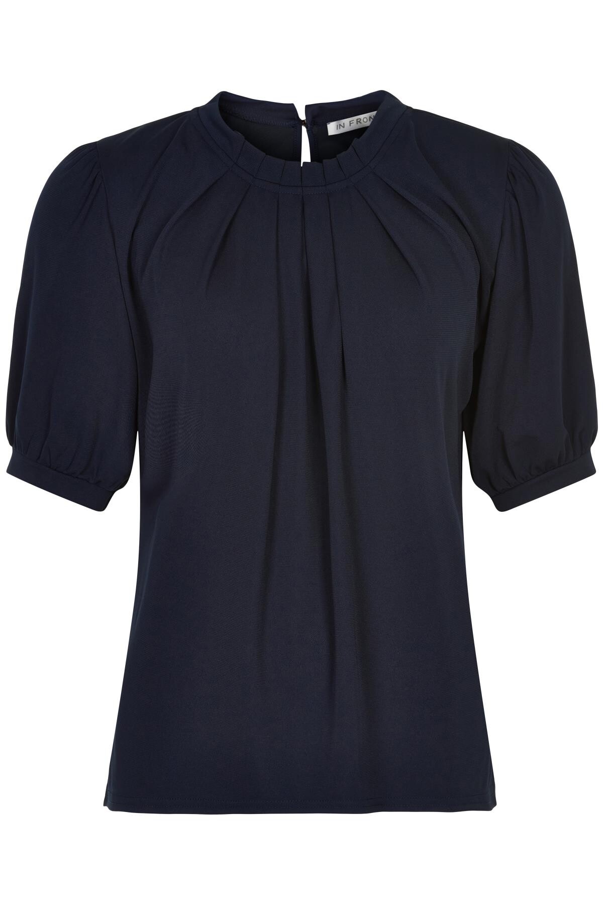 IN FRONT GRAZIA BLOUSE 14852 591 (Navy, S)