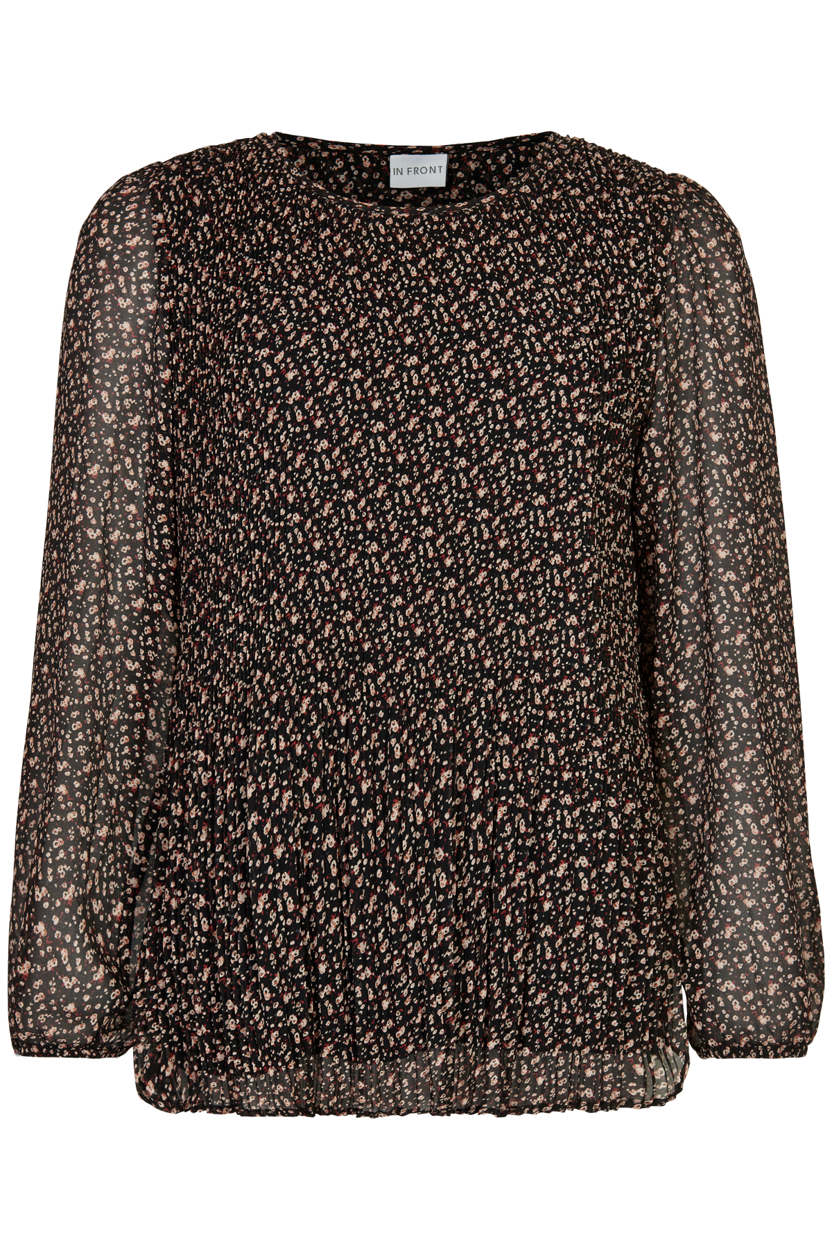 Front Avril Bluse Farve: Black Størrelse: Dame