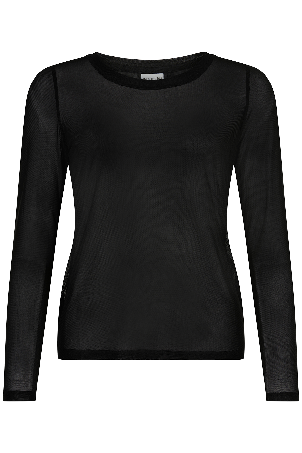 Billede af IN FRONT Gro Mesh T-shirt, Farve: Black, Størrelse: S, Dame