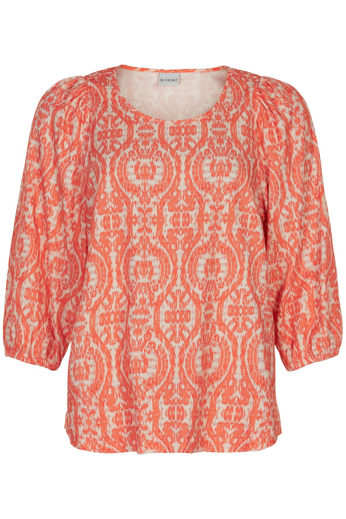IN FRONT GEORGIE BLOUSE 14961 441 (Orange 441)