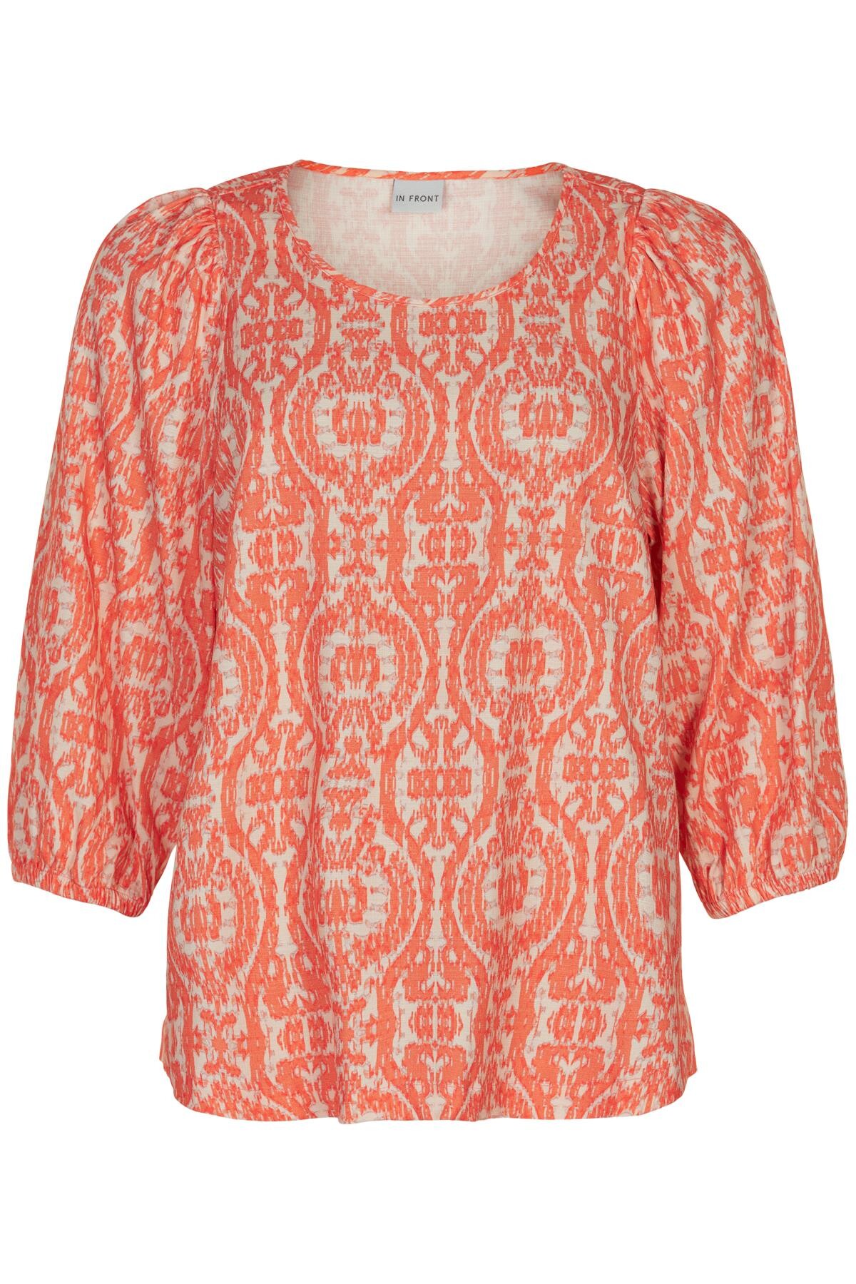 Billede af IN FRONT GEORGIE BLOUSE 14961 441 (Orange 441, M)