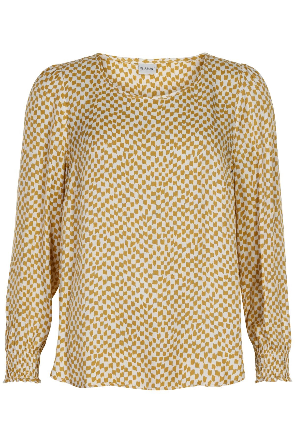 IN FRONT MAGGIE BLOUSE 14975 708 (Yellow 708)
