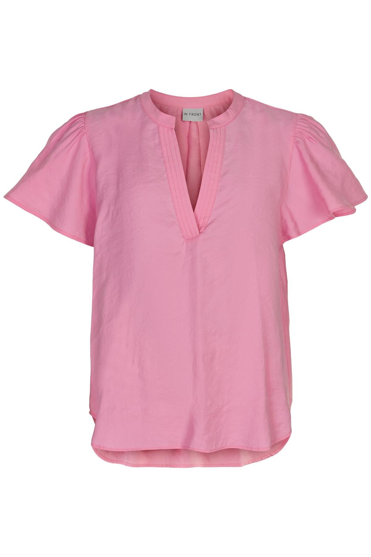Front Zoey Bluse Farve: Soft Pink Størrelse: Dame