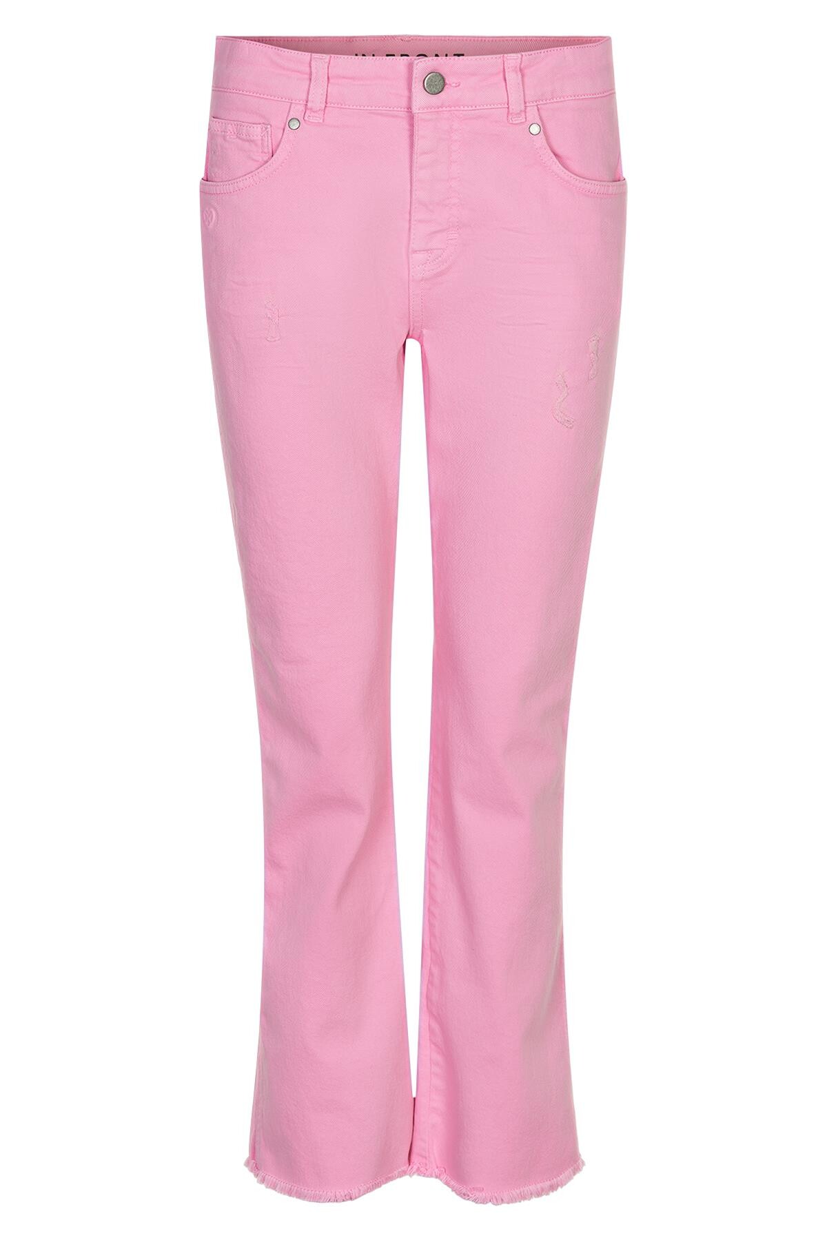 Se IN FRONT Ellie Jeans, Farve: Soft Pink, Størrelse: 38, Dame hos Infront Women