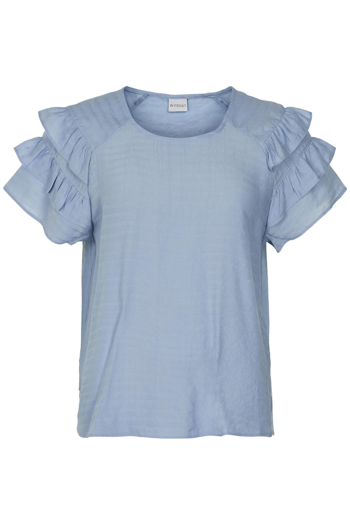 IN FRONT FREYA BLOUSE 15025 505 (Light Blue 505)