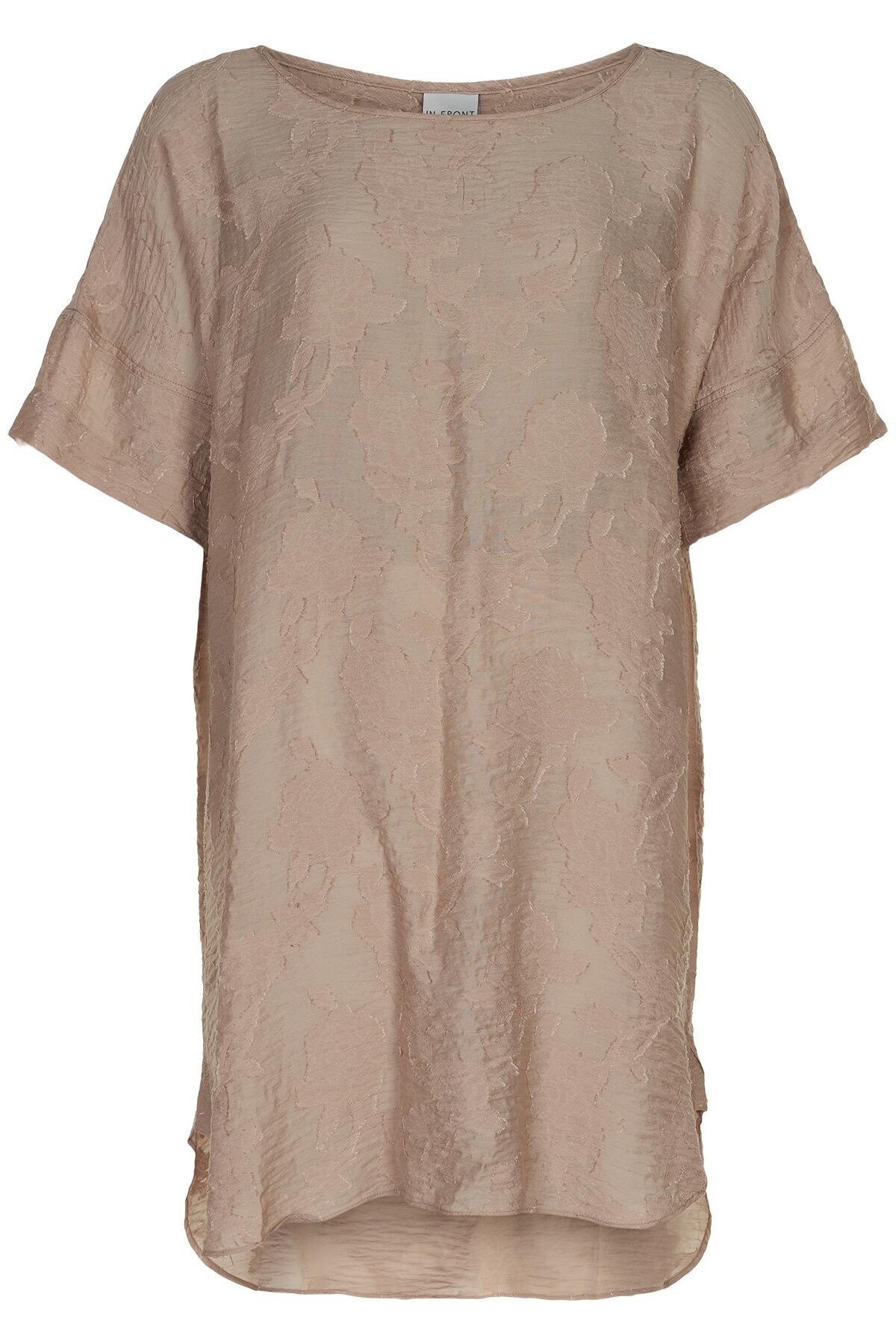 In Front Fine Tunika Farve: Sand Størrelse: Xl Dame