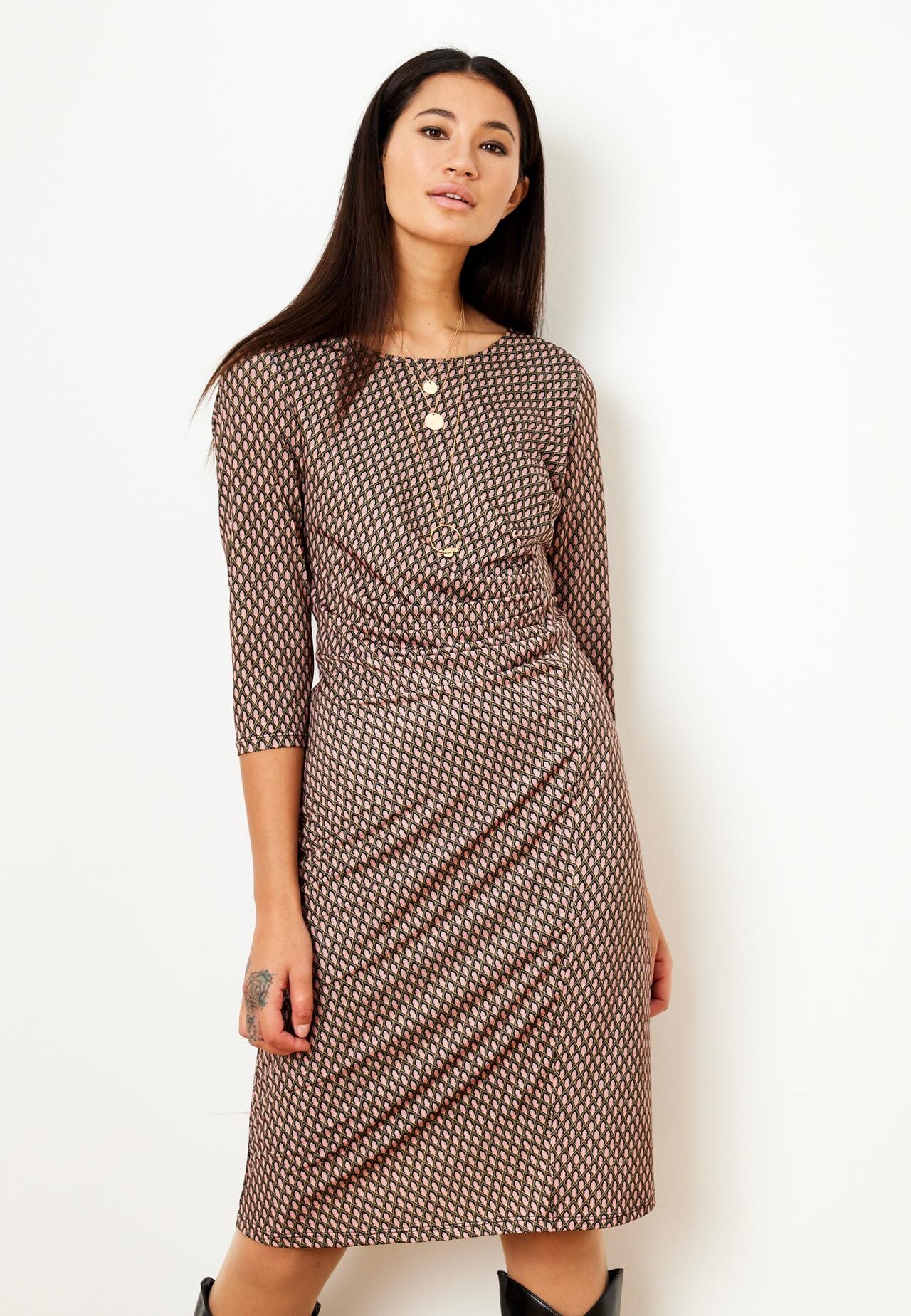 IN FRONT LINDSEY DRESS 15482 215 (Rose 215)