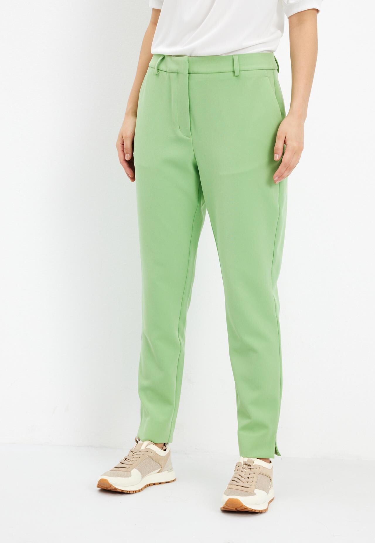 Billede af IN FRONT Lea Bukser, Farve: Apple Green, Størrelse: XL, Dame hos Infront Women