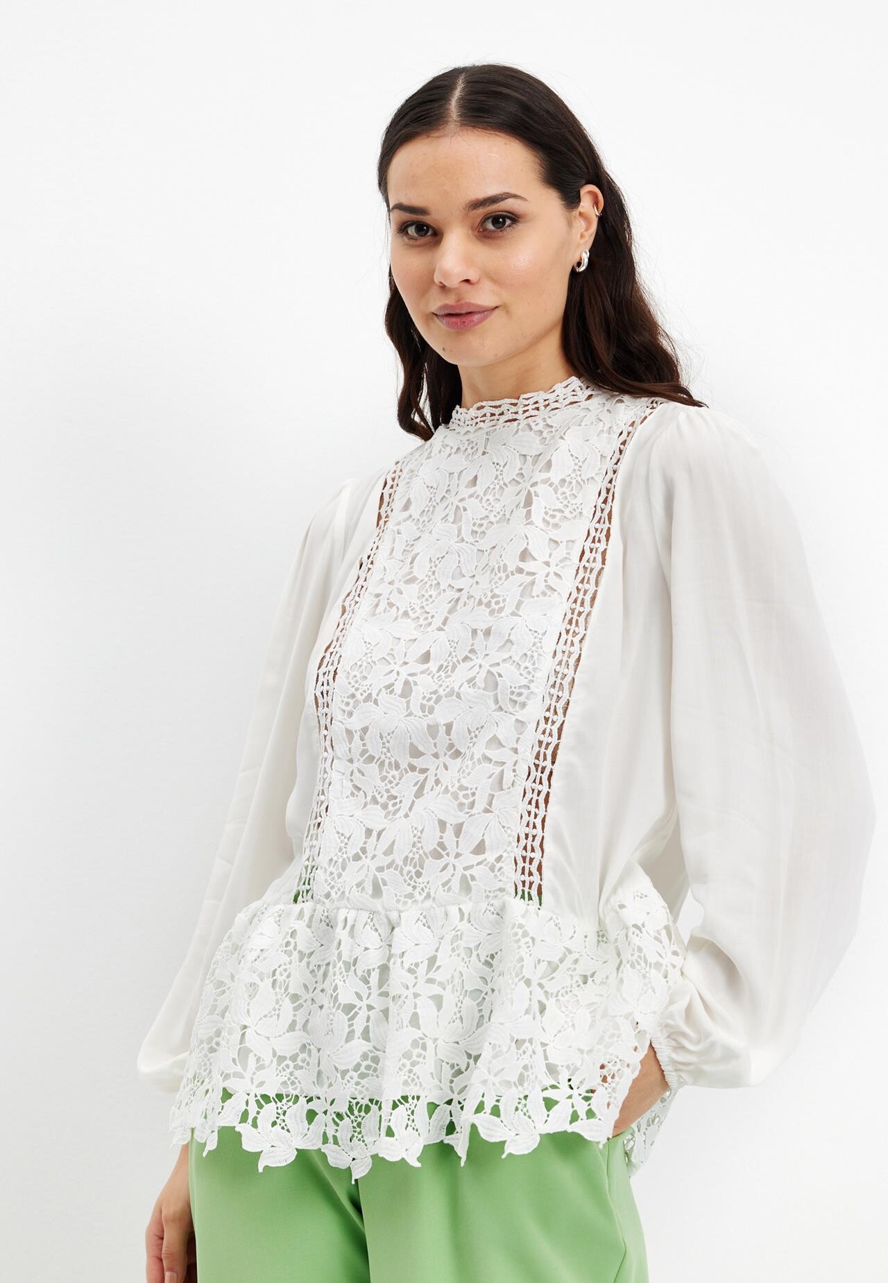 IN FRONT SIMONE BLOUSE 15635 010 (White 010)