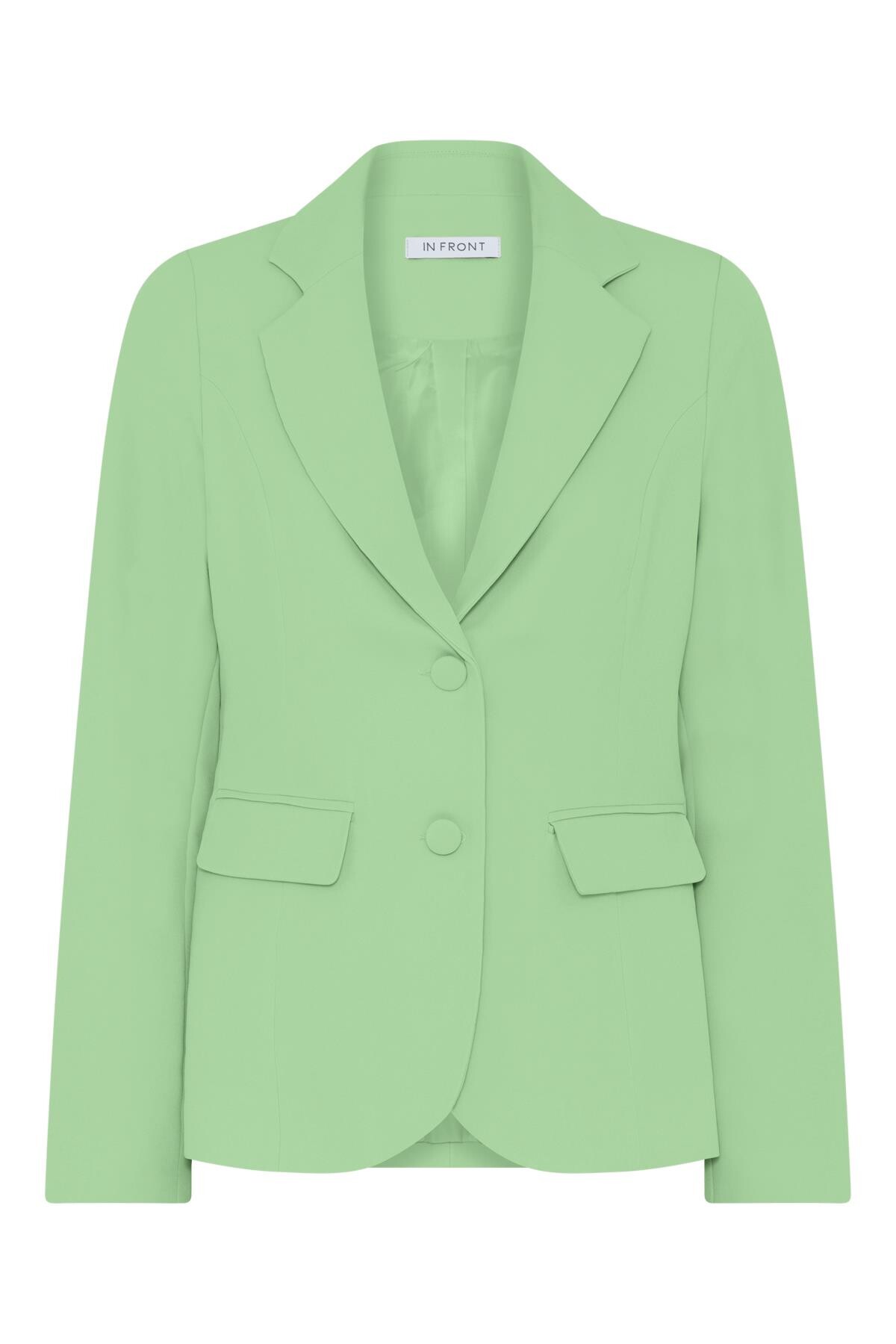 In Front Lea Jakke Farve: Apple Green Størrelse: S Dame