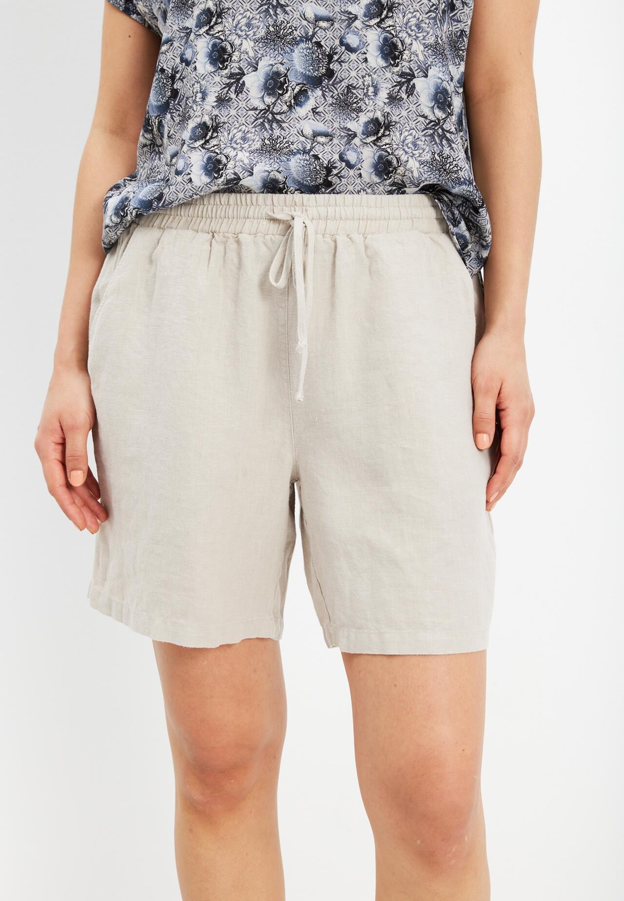 In Front Lino Shorts Farve: Nature Størrelse: Xl Dame