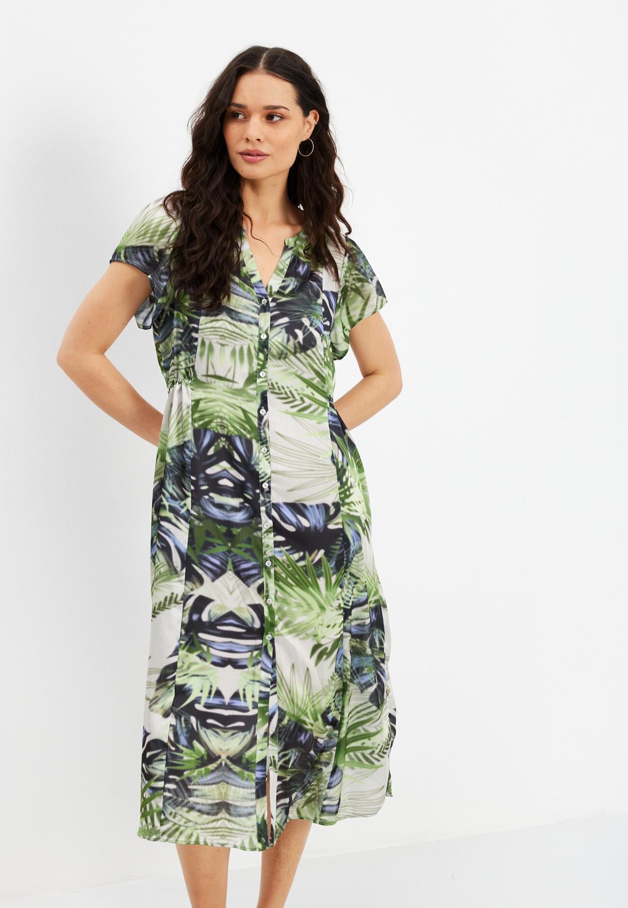 IN FRONT HAYLEY DRESS 15721 501 (Blue 501)