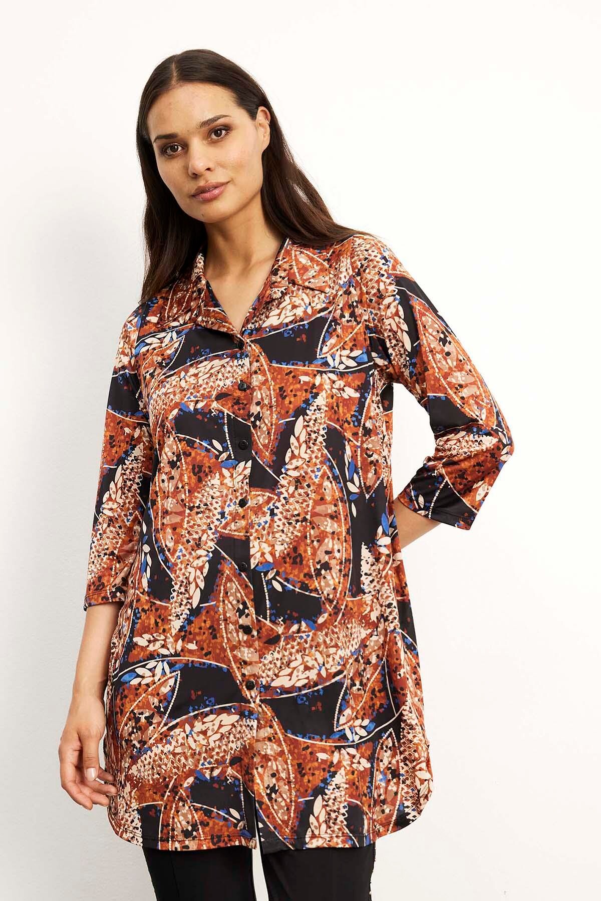 Front Eliza Tunic 15904 495 Paprika 495