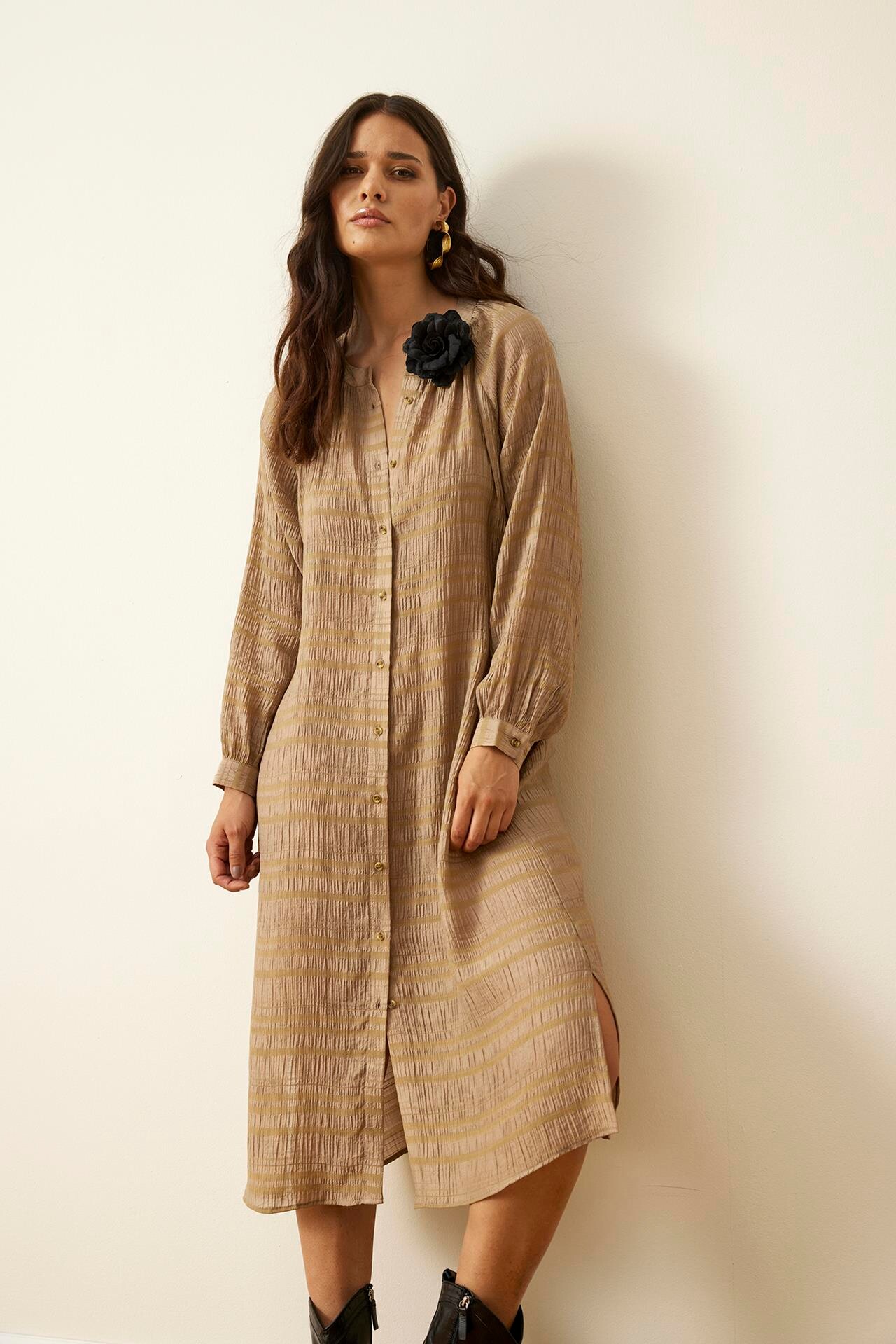 IN FRONT MILLE DRESS 15940 815 (Cafe Latte 815)