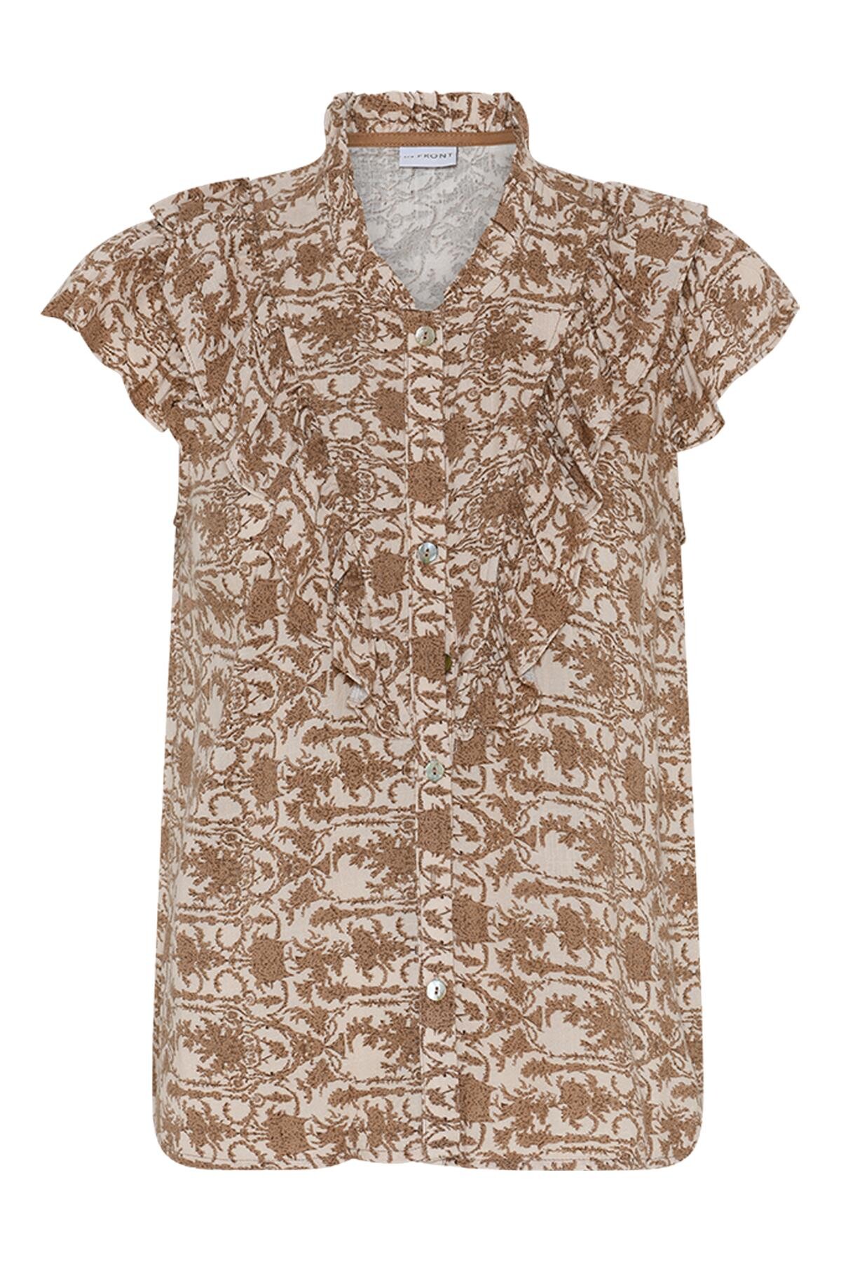 Front Riana Shirt 16324 191 Sand 191