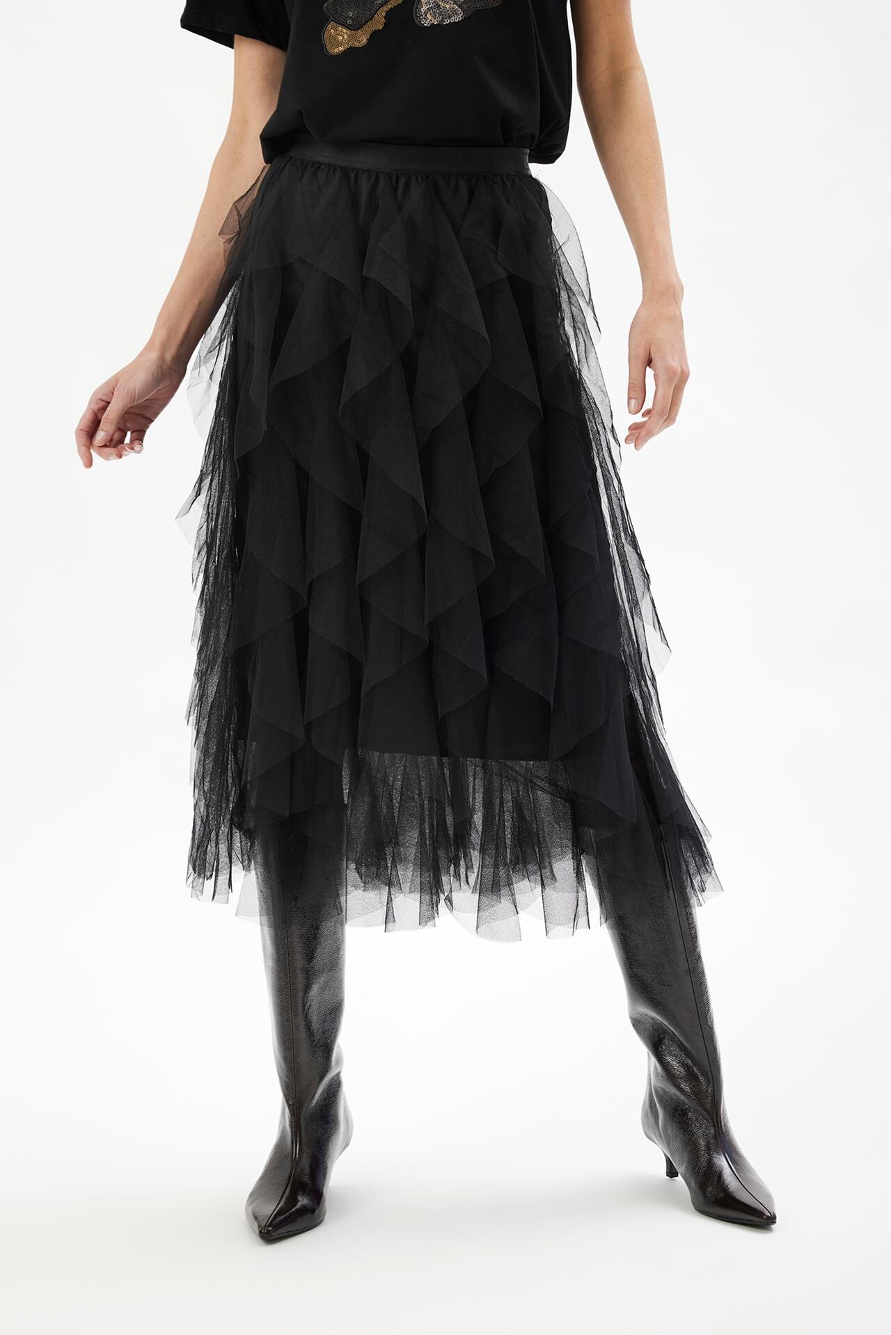 Front Adeline Skirt 16425 999 Black 999