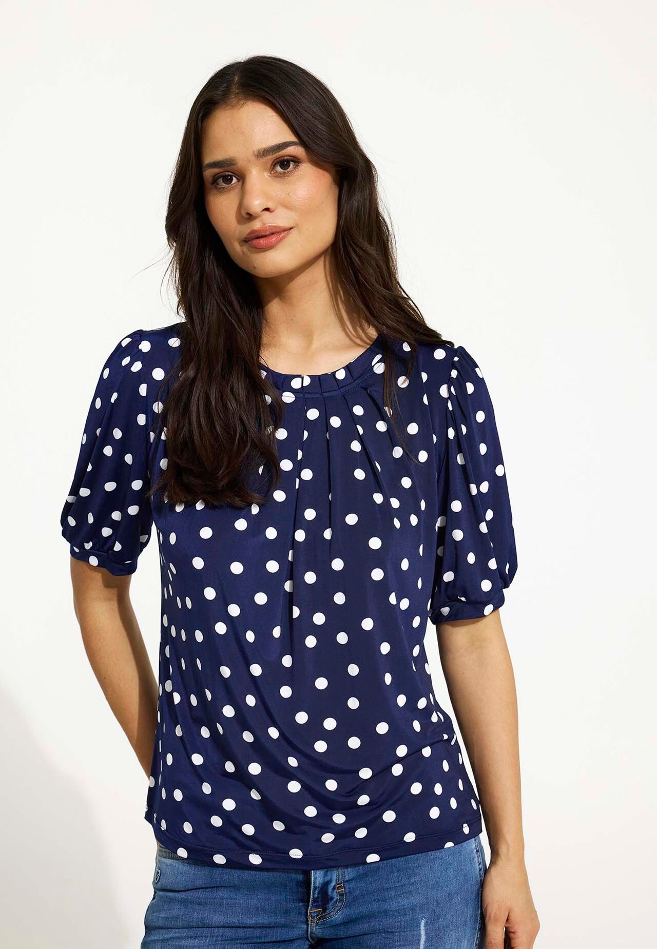 Grazia Bluse Farve Dark Blue Størrelse Xxl Dame Fra In Front
