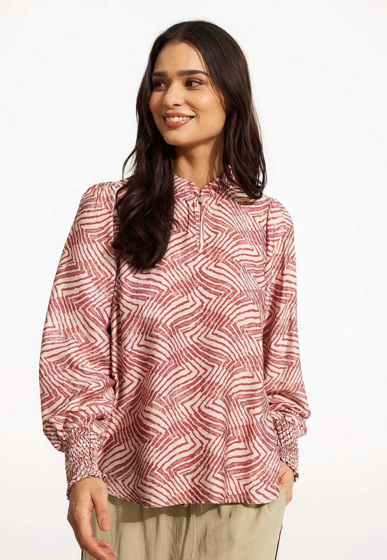 Shirley Bluse Farve Størrelse Xxl Dame Fra In Front